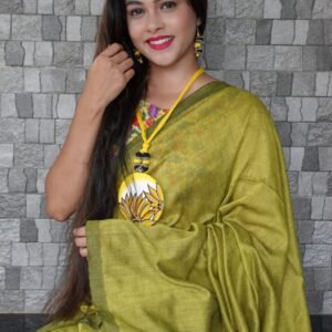 Mehendi Muse Handloom Saree – Earthy Chic Edition