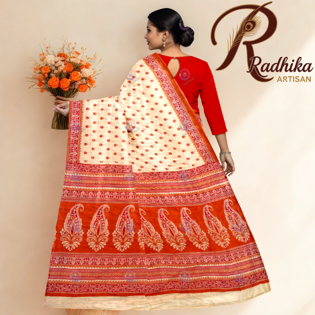 Radhika Artisan “Art Silk” Printed Saree Collection - Image 4